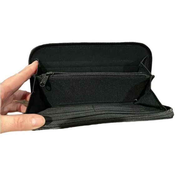 Gap black crossbody purse with matching wallet - Picture 7 of 9